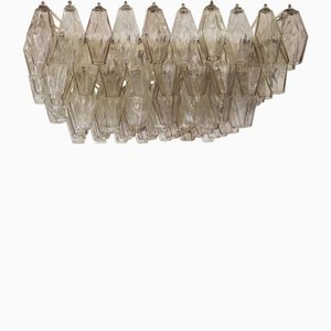 Poliedri Deckenlampe von Carlo Scarpa für Venini, Italien, 1950er