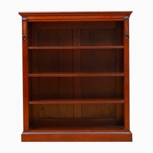 Victorian Mahogany Open Bookcase