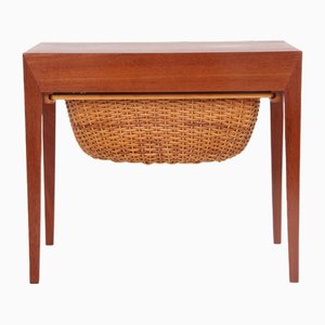 Sewing Table with Details by Severin Hansen for Haslev Møbelsnedkeri, 1960s