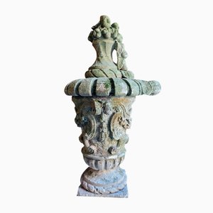 Large Early 20th Century Stone Garden Vase