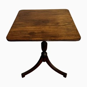 Lámpara de mesa Regency antigua de caoba, década de 1830