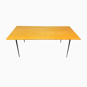 Large Mid-Century Lab Table with Steel Frame, 1970s