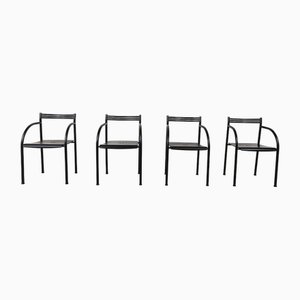 Spanish Francesca Armchairs attributed to Philippe Starck for Baleri Italia, 1982, Set of 4