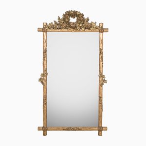 19th Century Faux Bois Birds Nest Mirror
