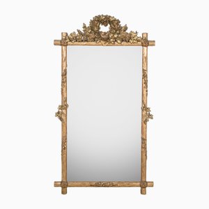 19th Century Faux Bois Birds Nest Mirror