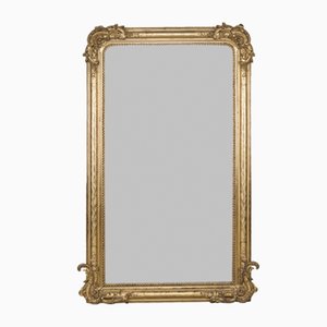 Espejo dorado del siglo XIX