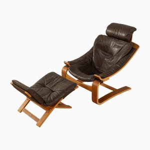 Fauteuil Kroken par Ake Fribytter pour Nelo Möbel, 1970s