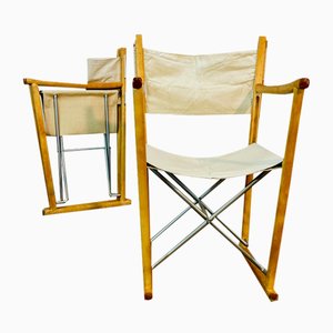 Folding Director Chairs by Peter Karpf for Skagerak, 1990s, Set of 4