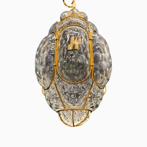 Hand-Blown Murano Glass Pendant Lamp from Seguso, Italy, 1960