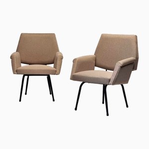 Modern French Armchairs, 1950, Set of 2