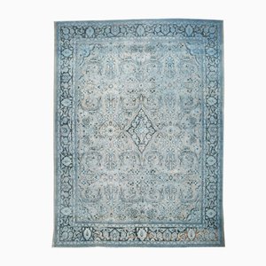 Klassischer Vintage Teppich in Blau & Schwarz