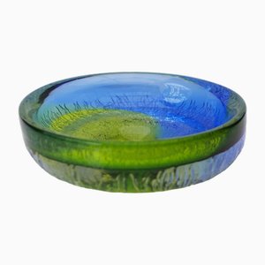 Scandinavian Art Glass Bowl by Göran Wärff for Kosta Boda, 1970s