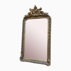 Specchio Cherubino decorato in stile francese