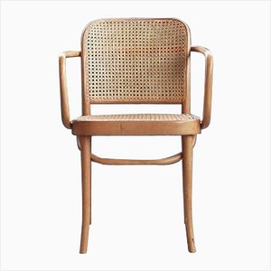 Vintage Bentwood and Beech Armchair by Josef Frank, 1920s