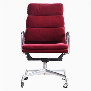 Aluminum Reclining Executive Office Chair, 1980s