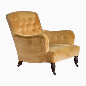 Antiker Sessel im Howard & Sons Stil