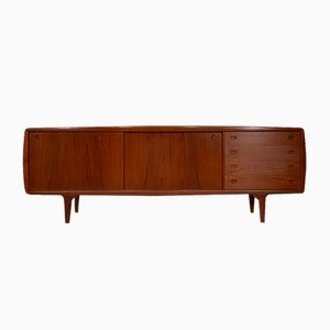 Credenza vintage in teak di HP Hansen