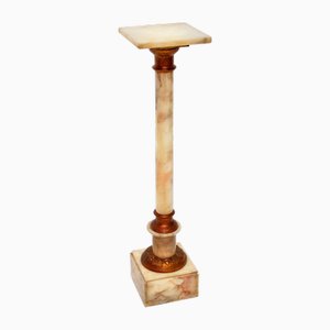 Antike Säule aus Onyx & Messing, 1910er