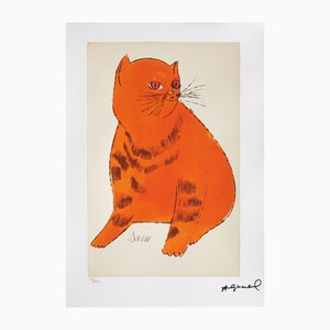 Andy Warhol, Red Cat, Offset Lithograph, 1960s