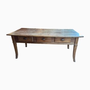 French Chestnut Country Table