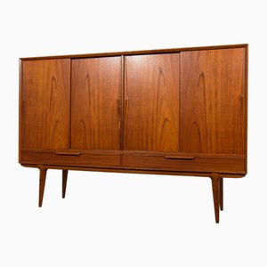 Credenza modello 13 Mid-Century in teak di G. Omann per Omann Jun, Danimarca, anni '60