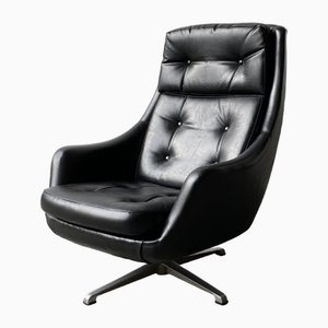 Mid-Century Modern Danish Swivel Lounge Chair by Kanari, 1960s