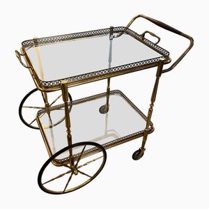 Kleiner französischer Barwagen mit Tablett zum Abheben, 1960er