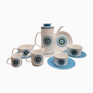 Porcelain Tea Set from J & G Meakin, England, Set of 23