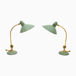 Lampes de Bureau Vintage par Hala Zeist, 1950, Set de 2