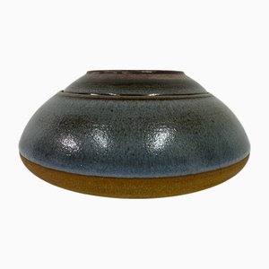 Ceramic Pot and Dish by Nanni Valentini for Ceramica Arcore, 1960s, Set of 2