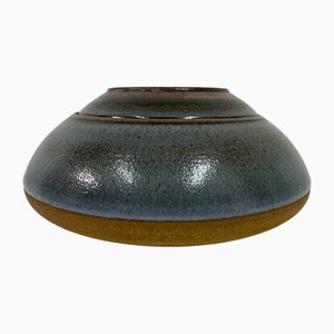 Pot et Plat en Céramique par Nanni Valentini pour Ceramica Arcore, 1960s, Set de 2