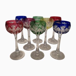 Roemer Crystal Glasses from Saint Louis, 1960, Set of 8