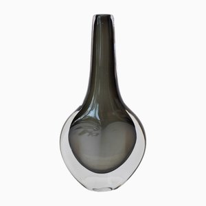 Scandinavian Art Glass Vase by Nils Landberg for Orrefors, Sweden, 1960s