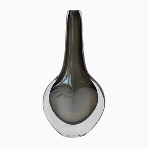 Vase Art Scandinave en Verre par Nils Landberg pour Orrefors, Suède, 1960s