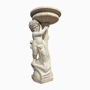 Cherub Planter in Carrara Marble, 1900s