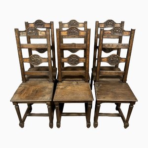 Louis XVI Stühle aus Eiche