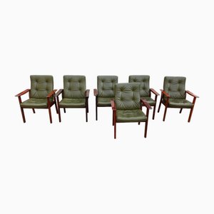 Chaises par Arne Vodder pour Sibast, Set de 6