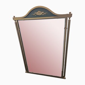 Neo-Classical Brass Mirror, 1940s