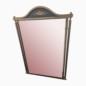 Specchio neoclassico in ottone, anni '40