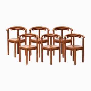 Chaises de Salle à Manger en Pin dans le style de Rainer Daumiller, Danemark, 1970s, Set de 6