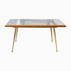 Mid-Century German Mosaic Coffee Table from Ilse Möbel, 1950s