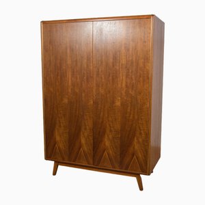 Ash & Walnut Wardrobe by Bohumil Landsman for Jitona, 1960s