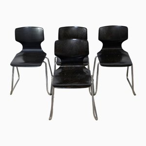Side Chairs from Pagholz Flötotto, 1960s, Set of 4