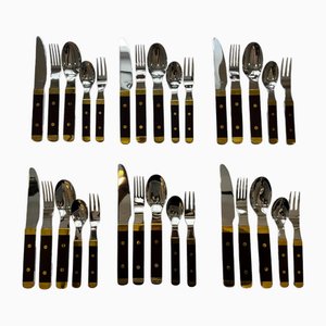 Model Viktor Cutlery Set from Gense, Sweden, 1970s, Set of 30