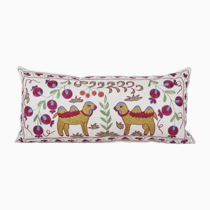Camel Pictorial Suzani Pillow Cover, 2010s
