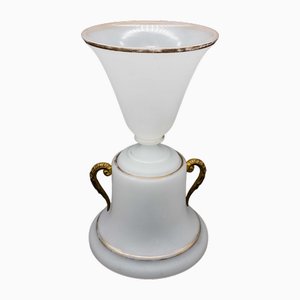 Amphore Antique en Verre d'Albâtre par Gräflich Schaffgotsche Josephinenhütte, 1850