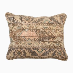 Muted Color Tan Rug Pillow Cover, 2010s