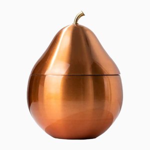 Pear-Shaped Anodized Aluminum Ice Cube Bucket by Daydream Production, 1960s