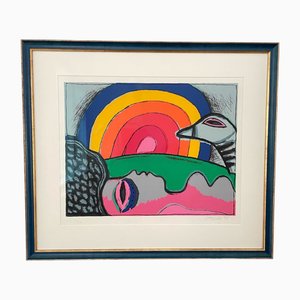 Corneille, Colorful Composition, 1995, Lithograph