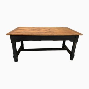 Esstisch oder Schreibtisch mit Beinen in Schwarz